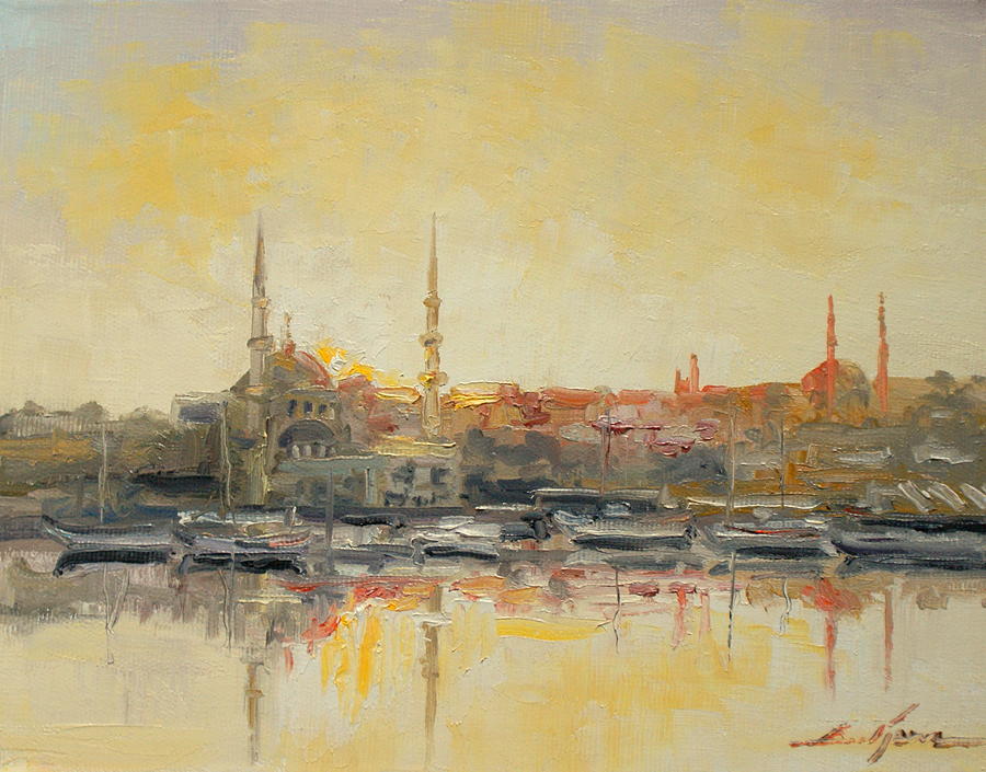 Istanbul- Hagia Sophia Painting by Luke Karcz