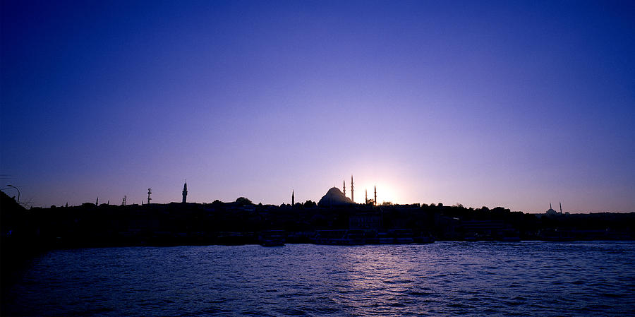 Istanbul Nightfall Photograph by Shaun Higson