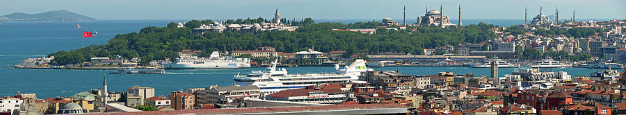 Istanbul Panorama Of Sultanahmet And Photograph by Elizabeth Beard