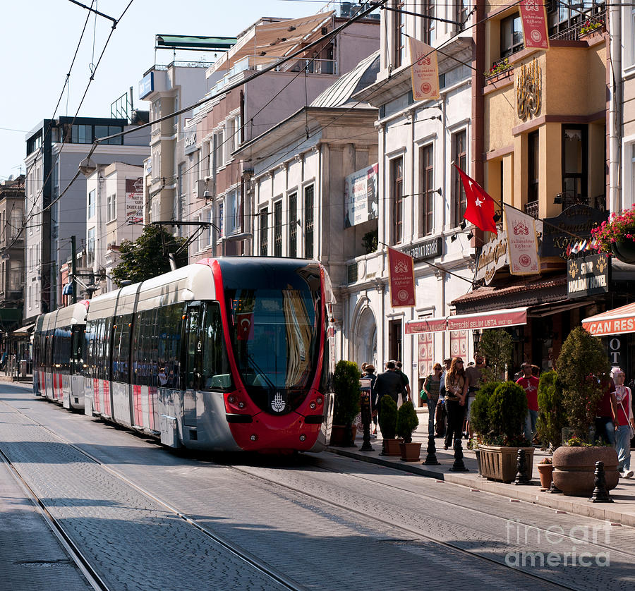 Istanbul Tram 02 Photograph by Rick Piper Photography