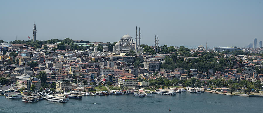 Istanbul Turkey Cityscape Photograph by Brandon Bourdages