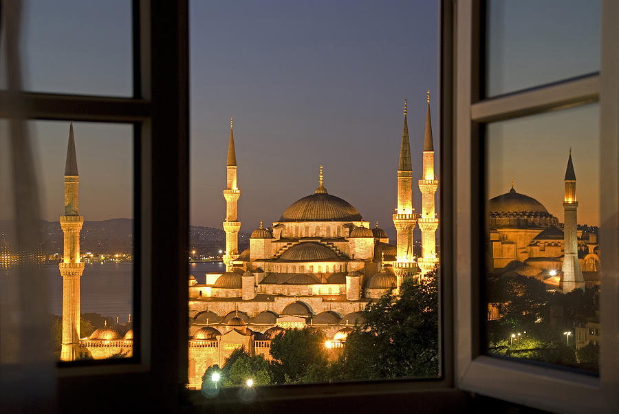 Istanbul window Photograph by Dennis Cox