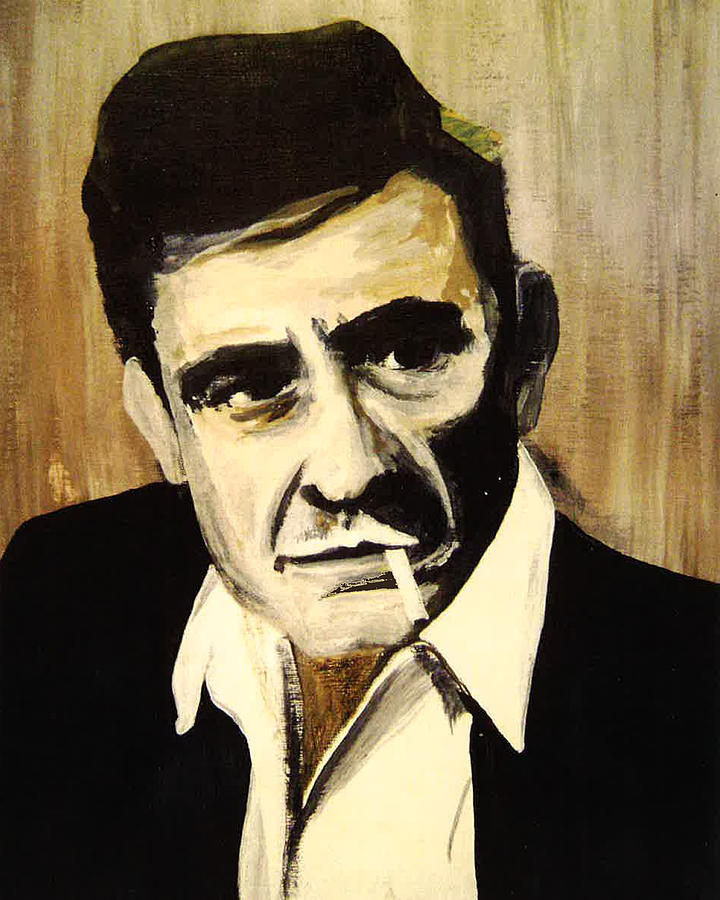 Johnny Cash Painting - It Aint Me Babe by Shea Mankato