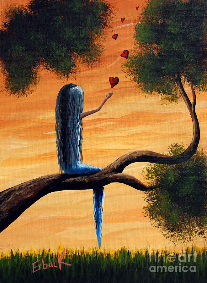 It Feels So Good To Say I Love You by Shawna Erback Painting by Moonlight Art Parlour