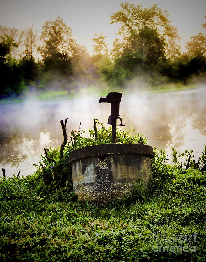 Well Water Pump Photograph - It Is Well by M Three Photos