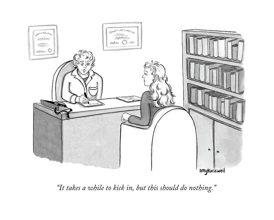 It Takes A While To Kick Drawing by Amy Kurzweil It Takes A While To Kick Drawing by Amy Kurzweil