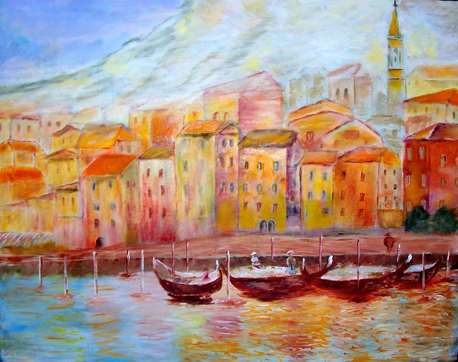 Landscape Painting - Italia by Mona Forest