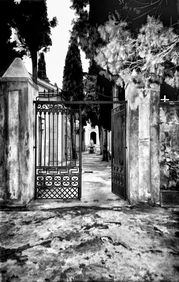 Old Italian Cemetery Photograph by Donna Proctor
