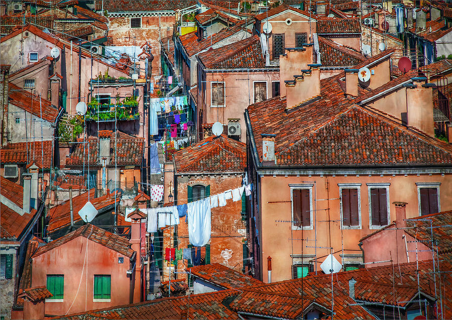 Italian City Roofs Photograph by Hanny Heim