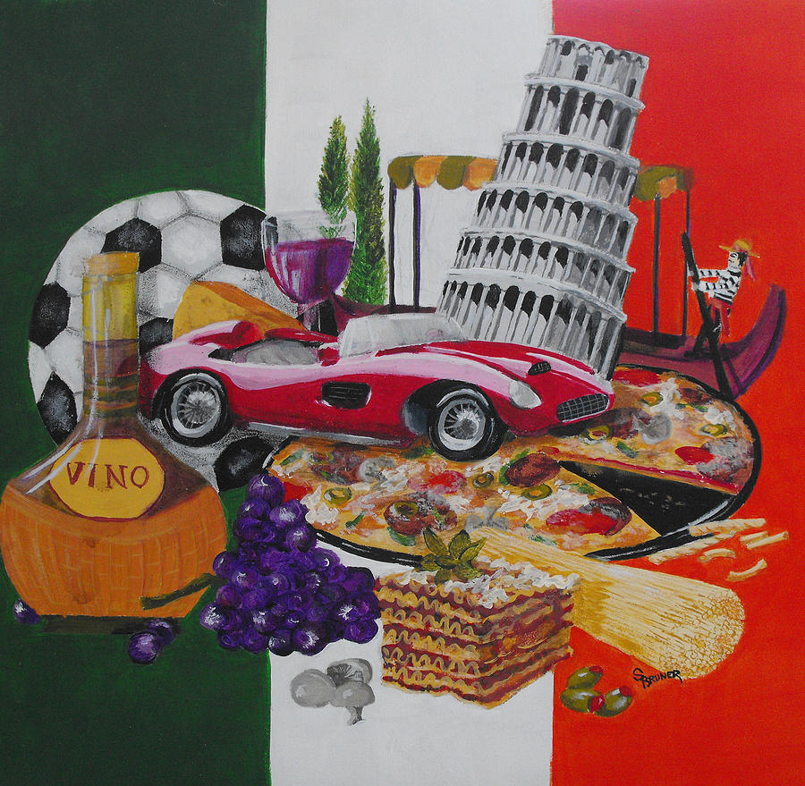 Italian Delight Painting by Susan Bruner