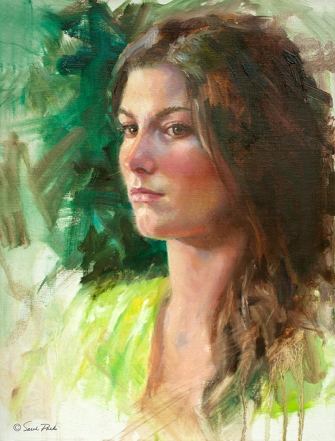 Italian Girl Painting by Sarah Parks