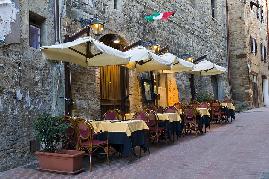 Italian Restaurant Photograph