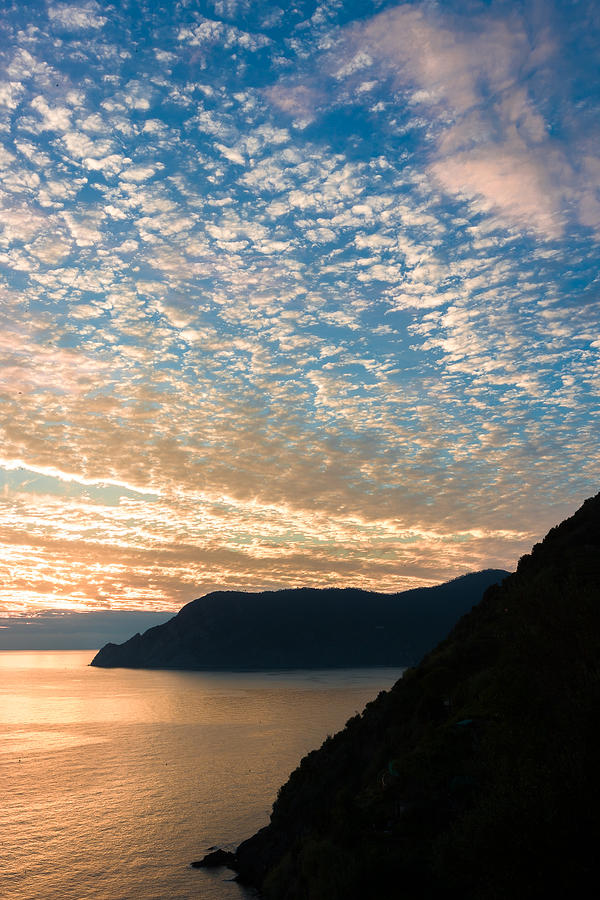 Italian Riviera Sunset - II Photograph by Carl Amoth