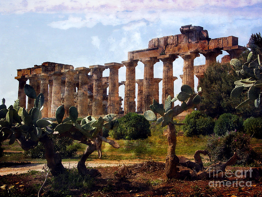 Italian Ruins 1 Digital Art by Timothy Hacker