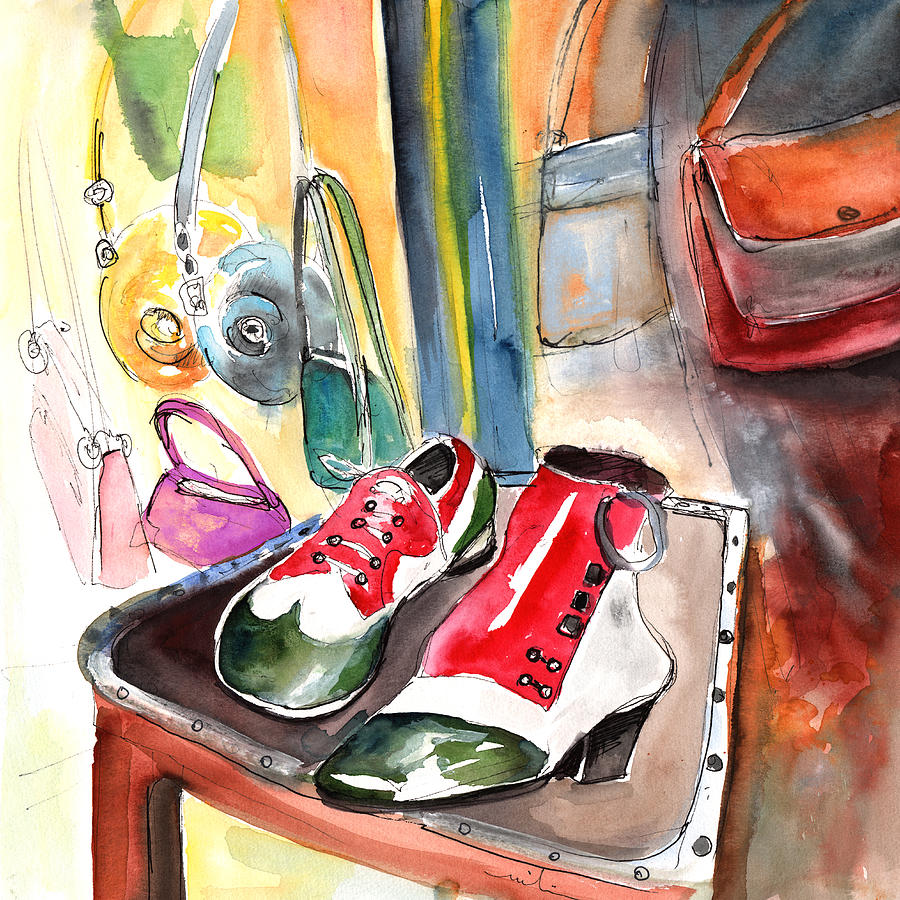 Italian Shoes 02 Painting by Miki De Goodaboom