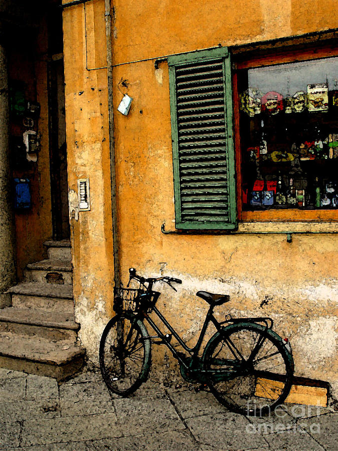 Italian Sidewalk Photograph by Nancy Bradley