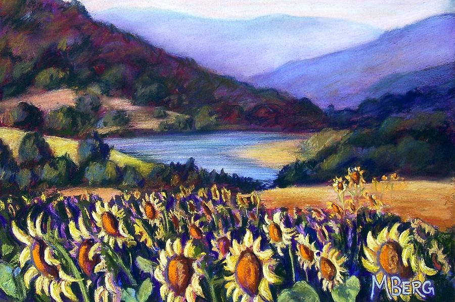 Italian Sunflowers Painting by Marian Berg