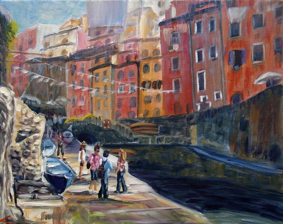 Italian Town Painting