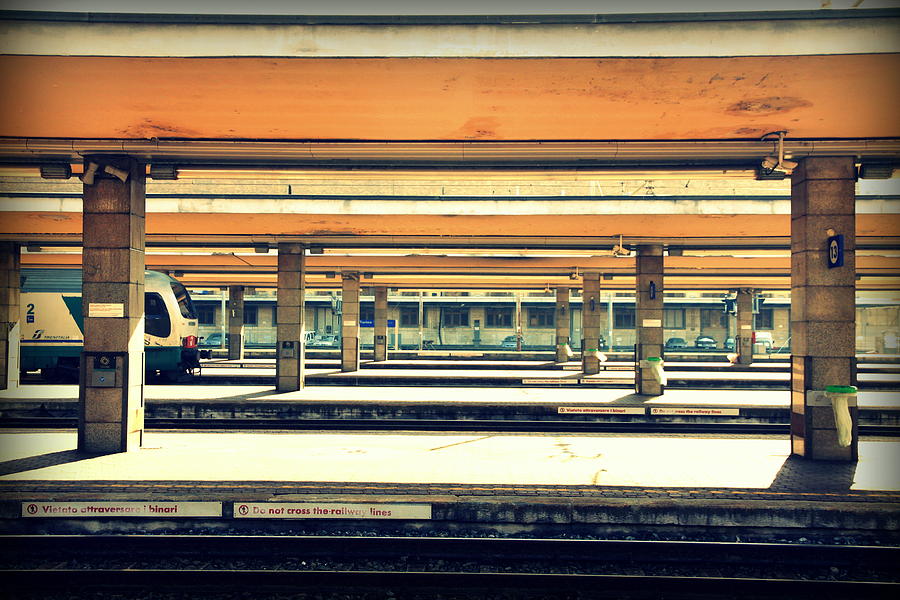 Italian Train Station Photograph by Valentino Visentini