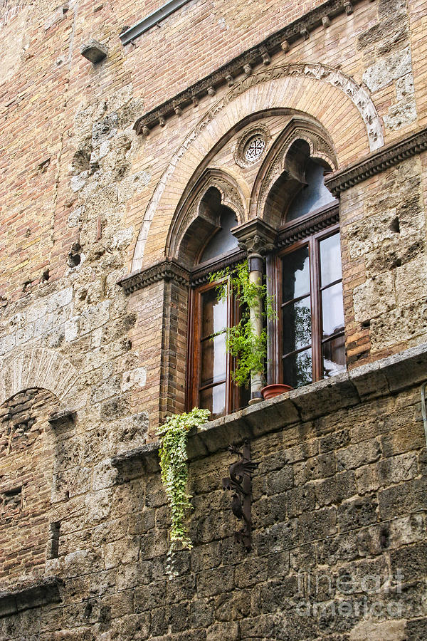 Italian Window Photograph by Timothy Hacker