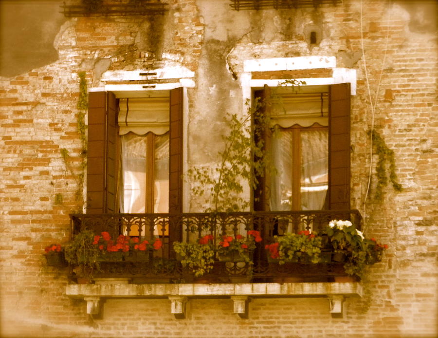 Italian Windowbox 3 Photograph by Teresa Tilley