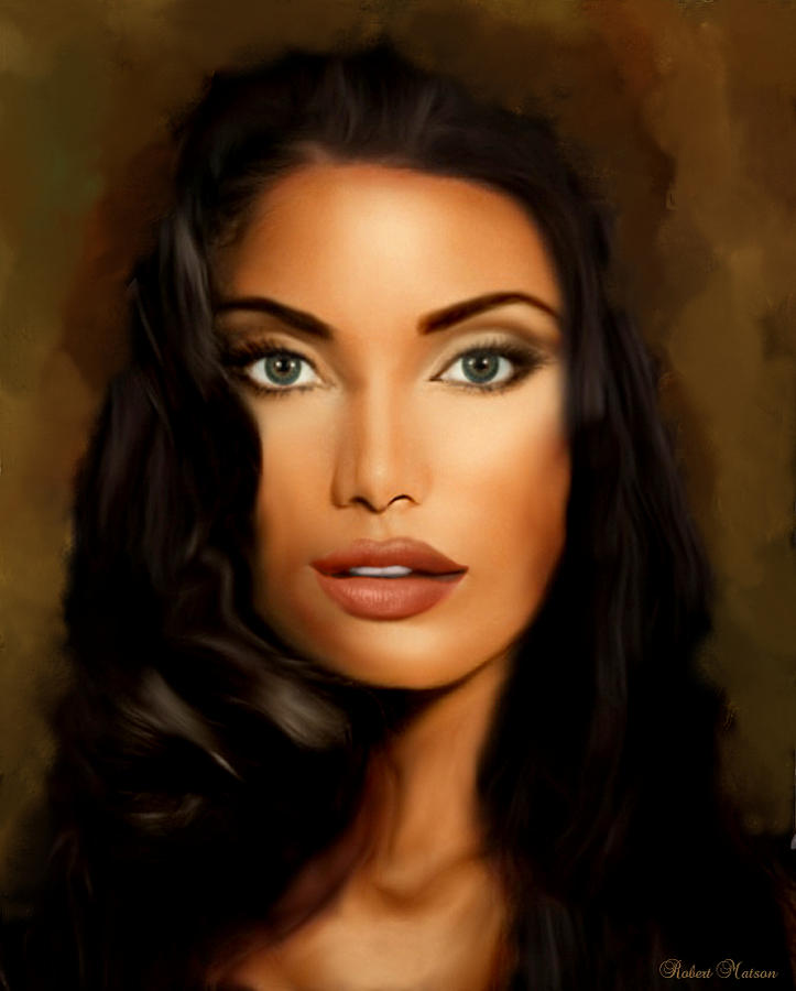 Italian Woman Digital Art by Robert Matson Fine Art America