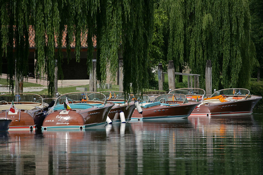 Riva Wooden Runabouts Photograph by Steven Lapkin