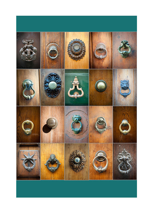 ITALY DOOR KNOCKER COLLECTION Nr4 Photograph by Robert Klemm