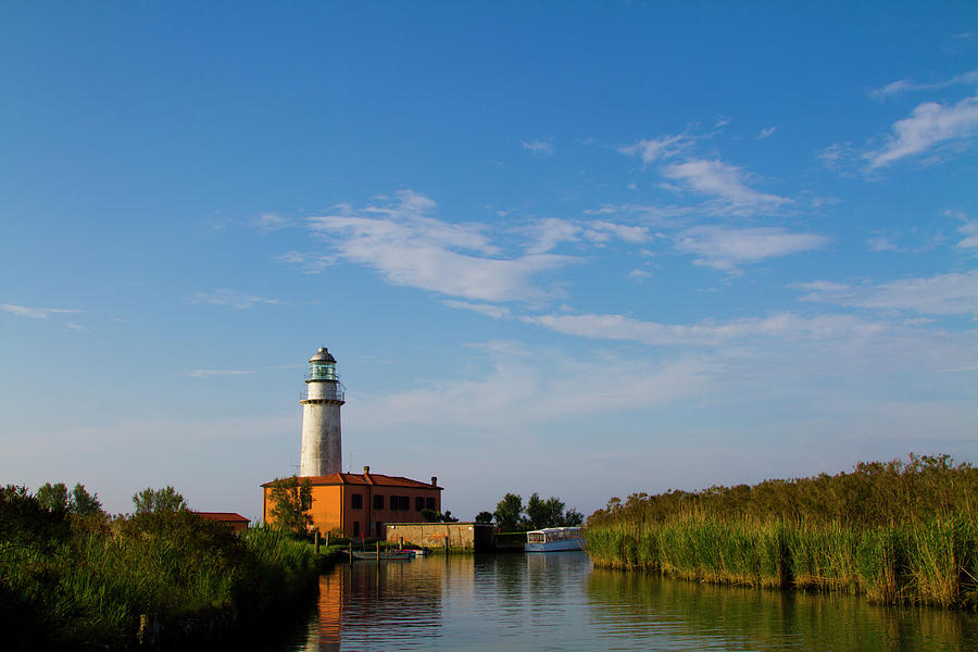 Italy, Goro, Po Delta, Lighthouse Of Photograph by Aldo Pavan