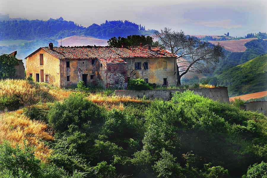 Italy, Tuscan Farmhouse Photograph by John Ford Fine Art America