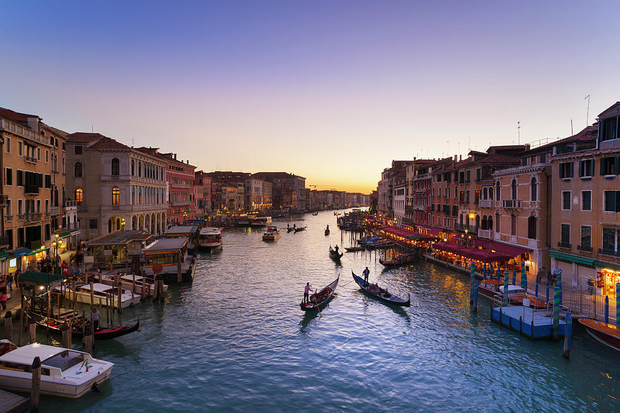 Italy, Venice, View Of Grand Canal At Photograph by Westend61