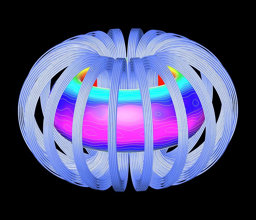 Iter 3d Plasma Simulation Photograph by Ornl/science Photo Library