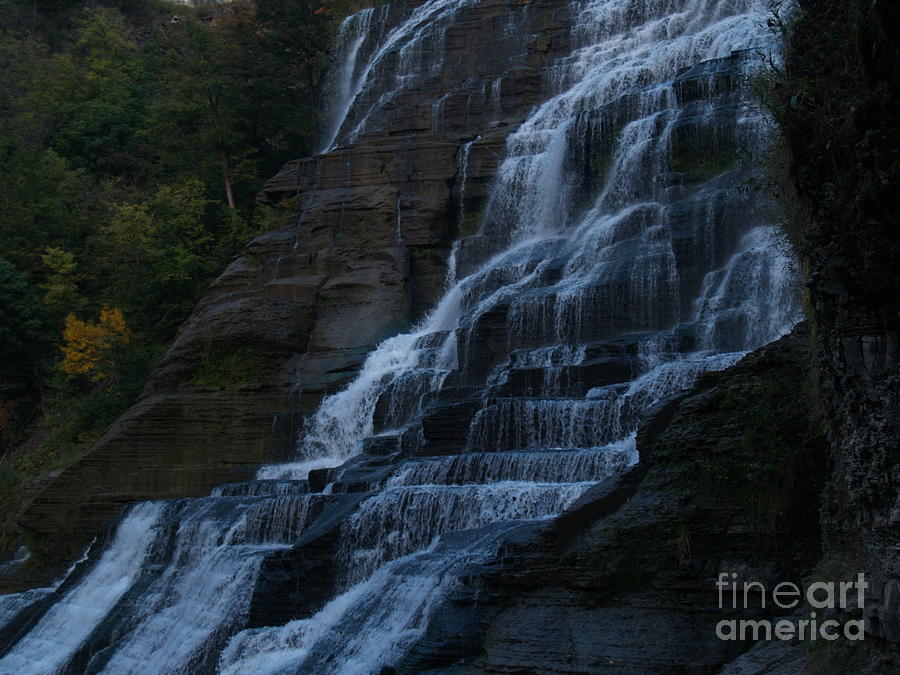 Ithaca Falls at Dusk Photograph by Anna Lisa Yoder