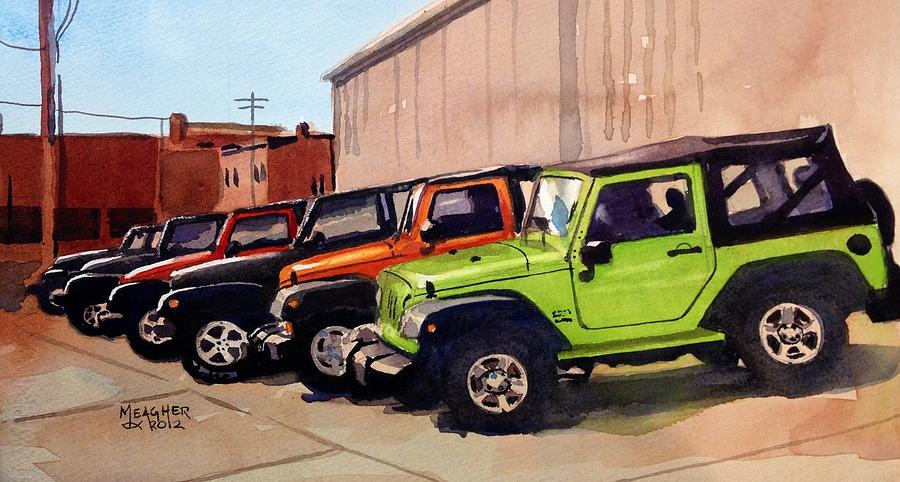 Jeep Painting - Its a Jeep Thing by Spencer Meagher