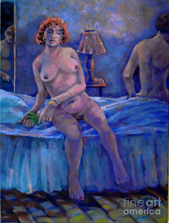 Nude Painting - Its A Living by Shirl Solomon