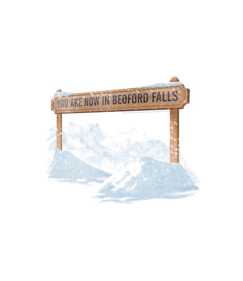 James Stewart Digital Art - Its A Wonderful Life - Bedford Falls by Brand A