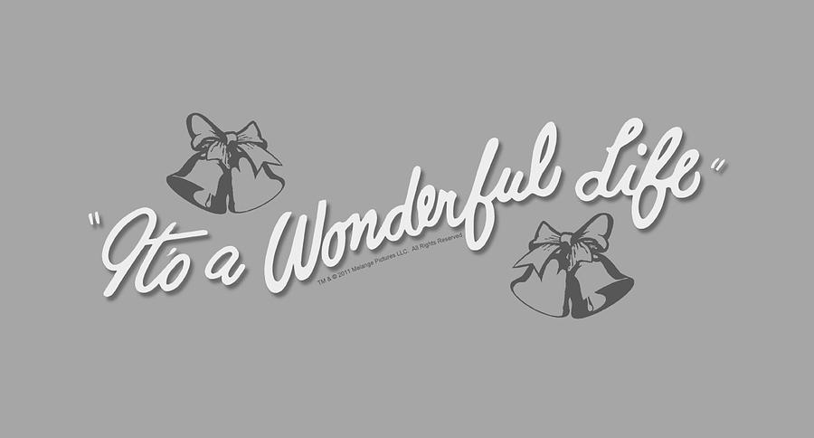 James Stewart Digital Art - Its A Wonderful Life - Logo by Brand A