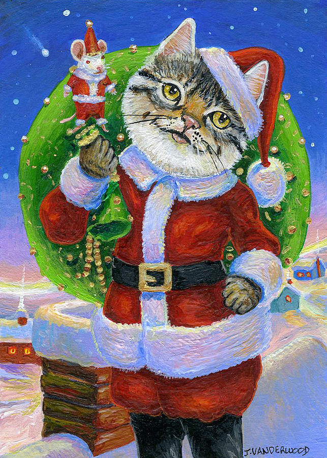 Its Christmas Painting by Jacquelin L Westerman