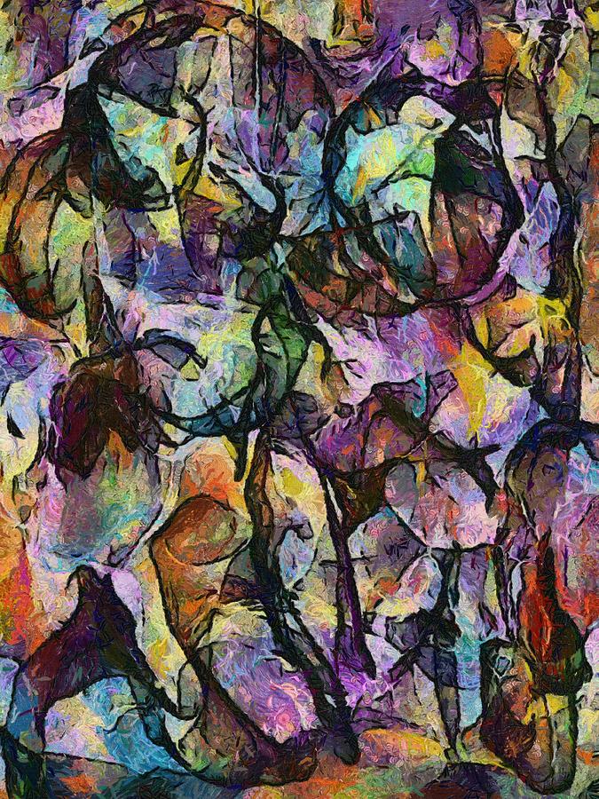Abstract Digital Art - Its Complicated by Carol Sullivan