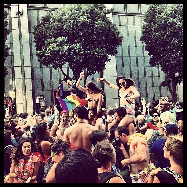 Its Crazy Outchea. #sfpride Photograph by Nick Anthony