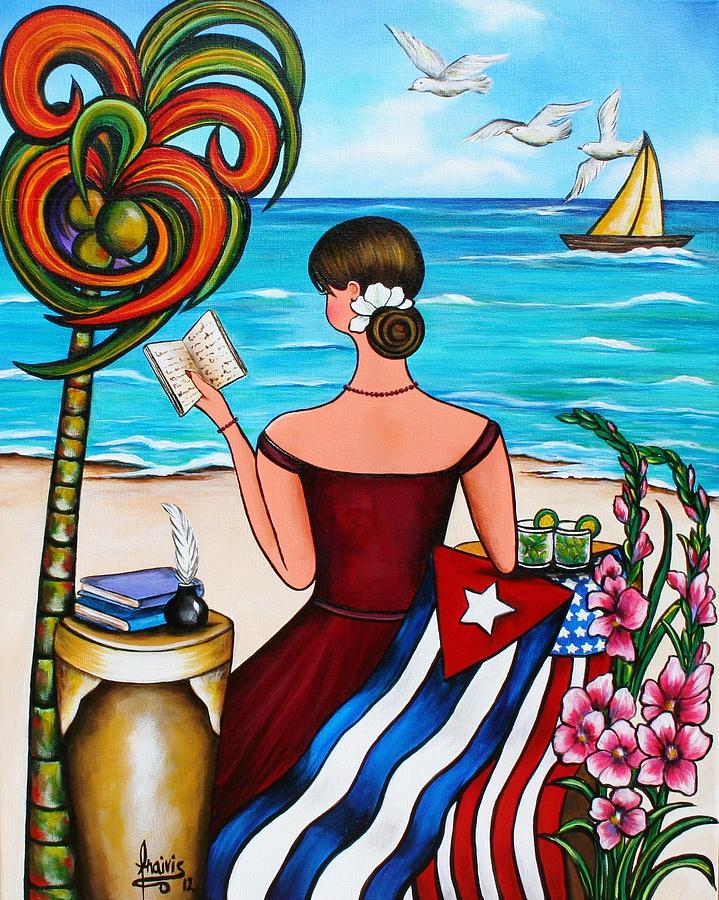 Cuba Painting - Its My Turn by Annie Maxwell