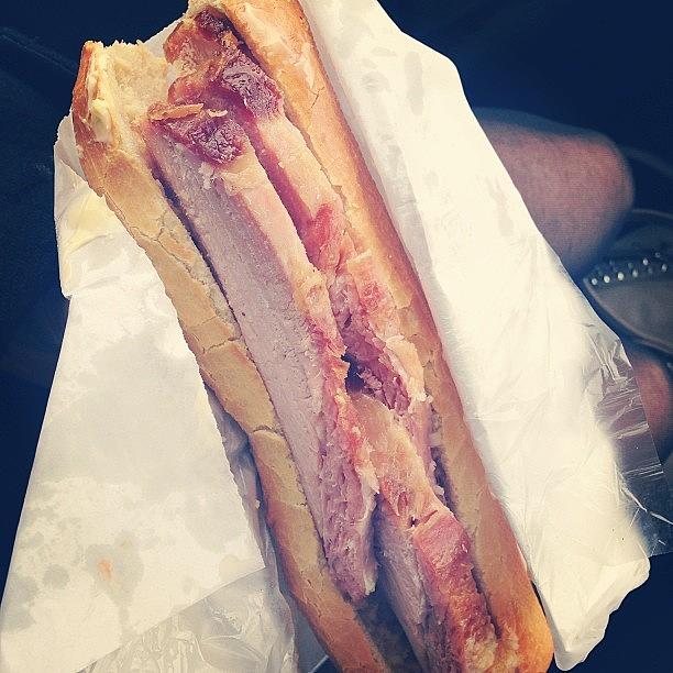 Baguette Photograph - Its Ok I Go The Gym Now #gammon by Laura Hindle