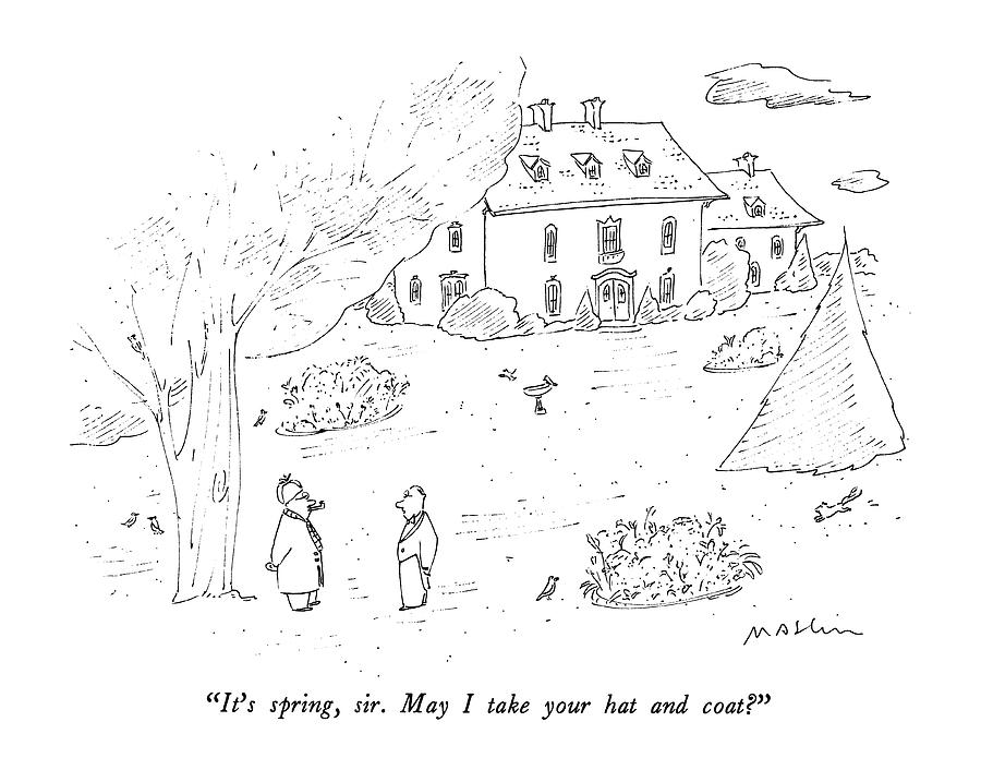 Its Spring Drawing by Michael Maslin