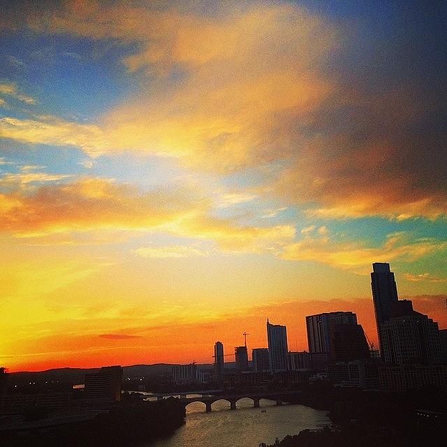 Its Summer Sunset Season. 
follow Photograph by Things To Do In Austin Texas