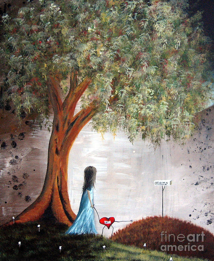 Its This Way by Shawna Erback Painting by Moonlight Art Parlour