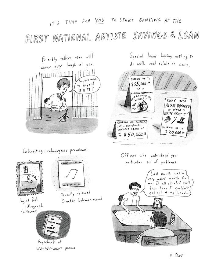 Its Time For You To Start Banking At The First Drawing by Roz Chast