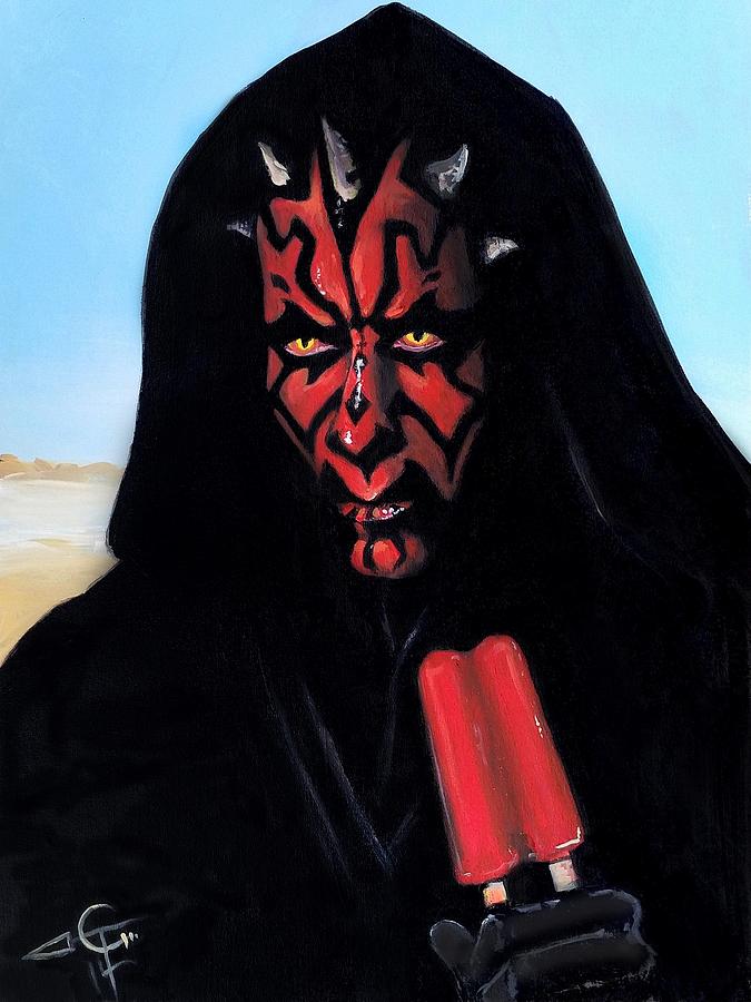 Star Wars Painting - Its Very Hot on Tatoonie by Tom Carlton