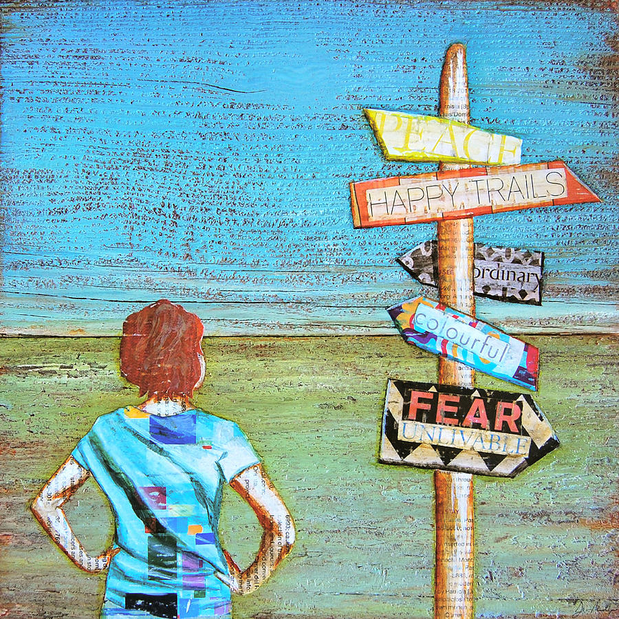 Inspirational Mixed Media - Its Your Choice by Danny Phillips