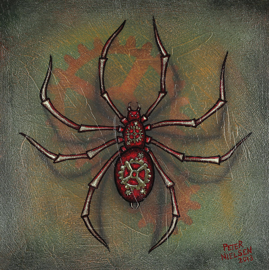 Itsy Spider Painting by Peter Nielsen - Fine Art America