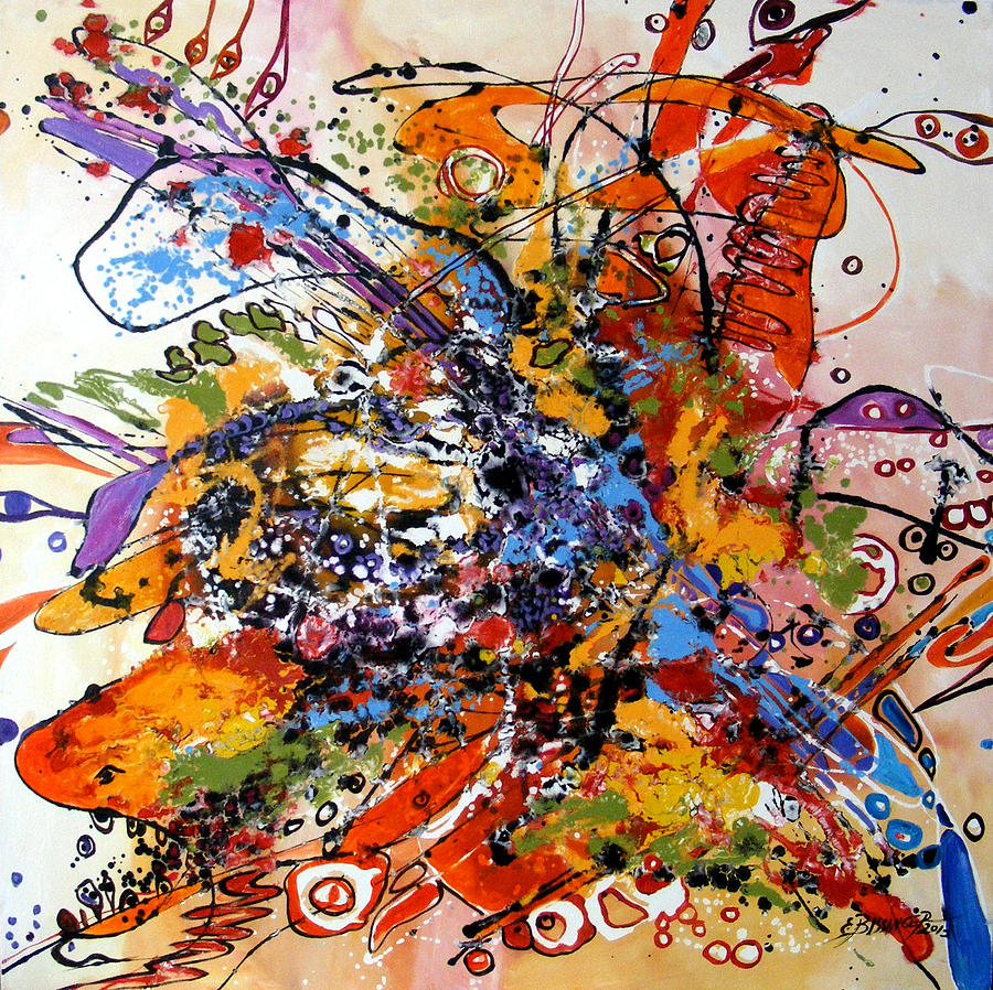 Iubiri tomnatice Painting by Elena Bissinger